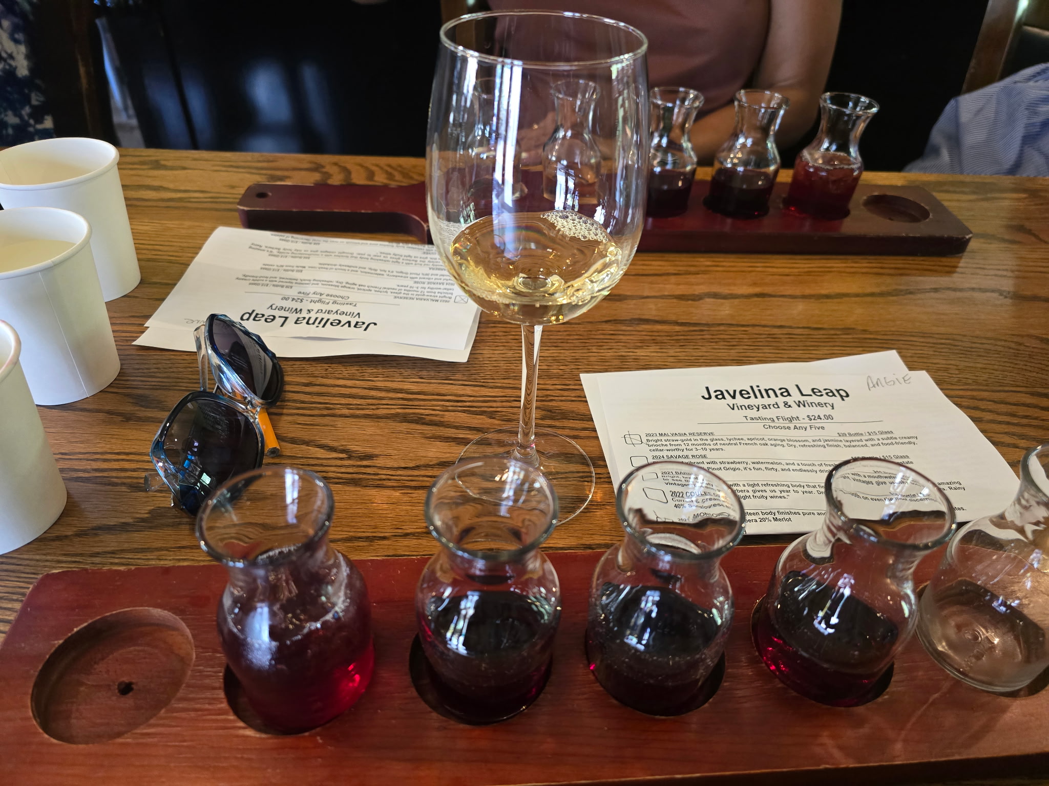 Wine tasting during the Sedona girls weekend