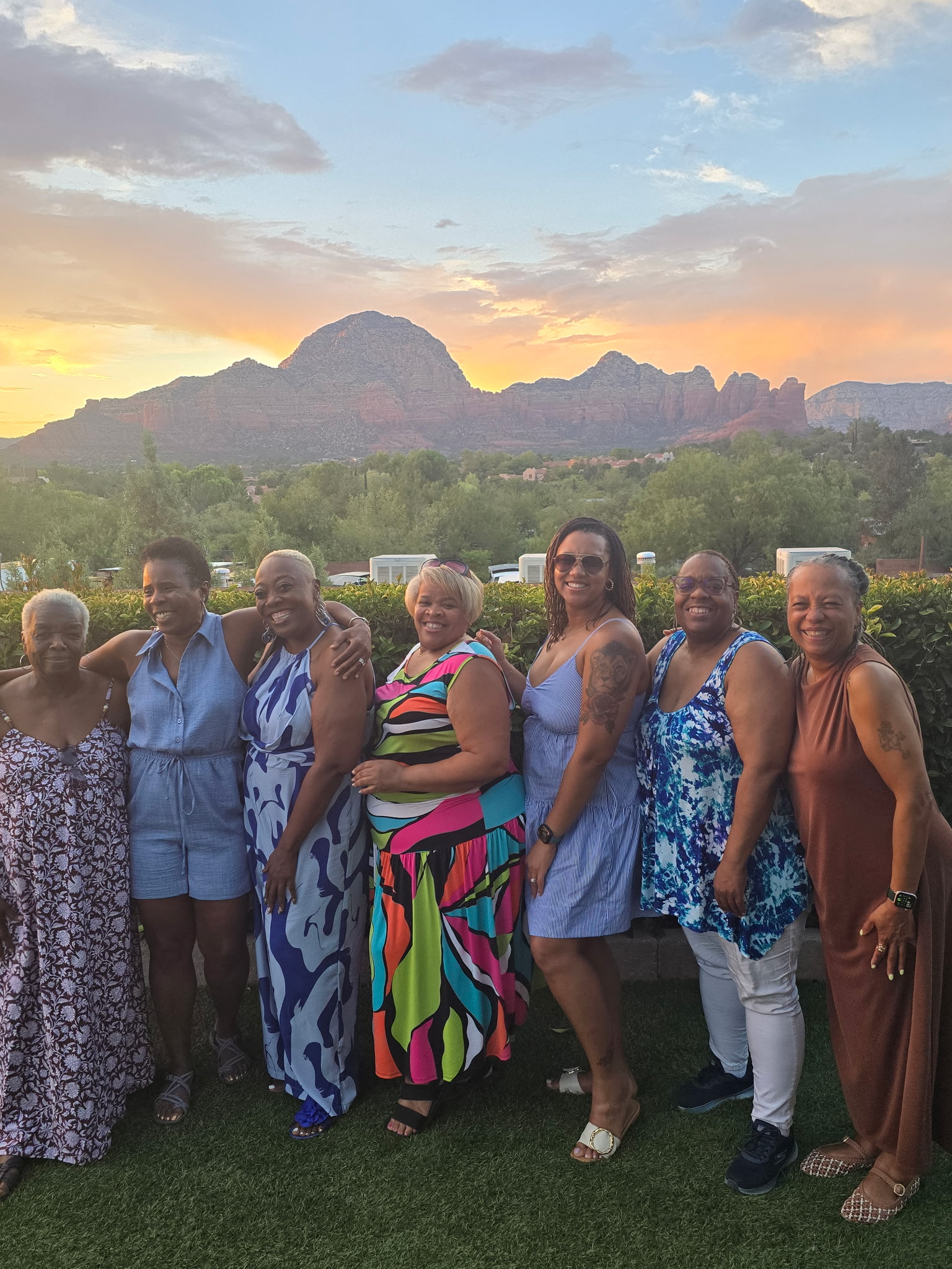 Scenic views along the Sedona retreat route