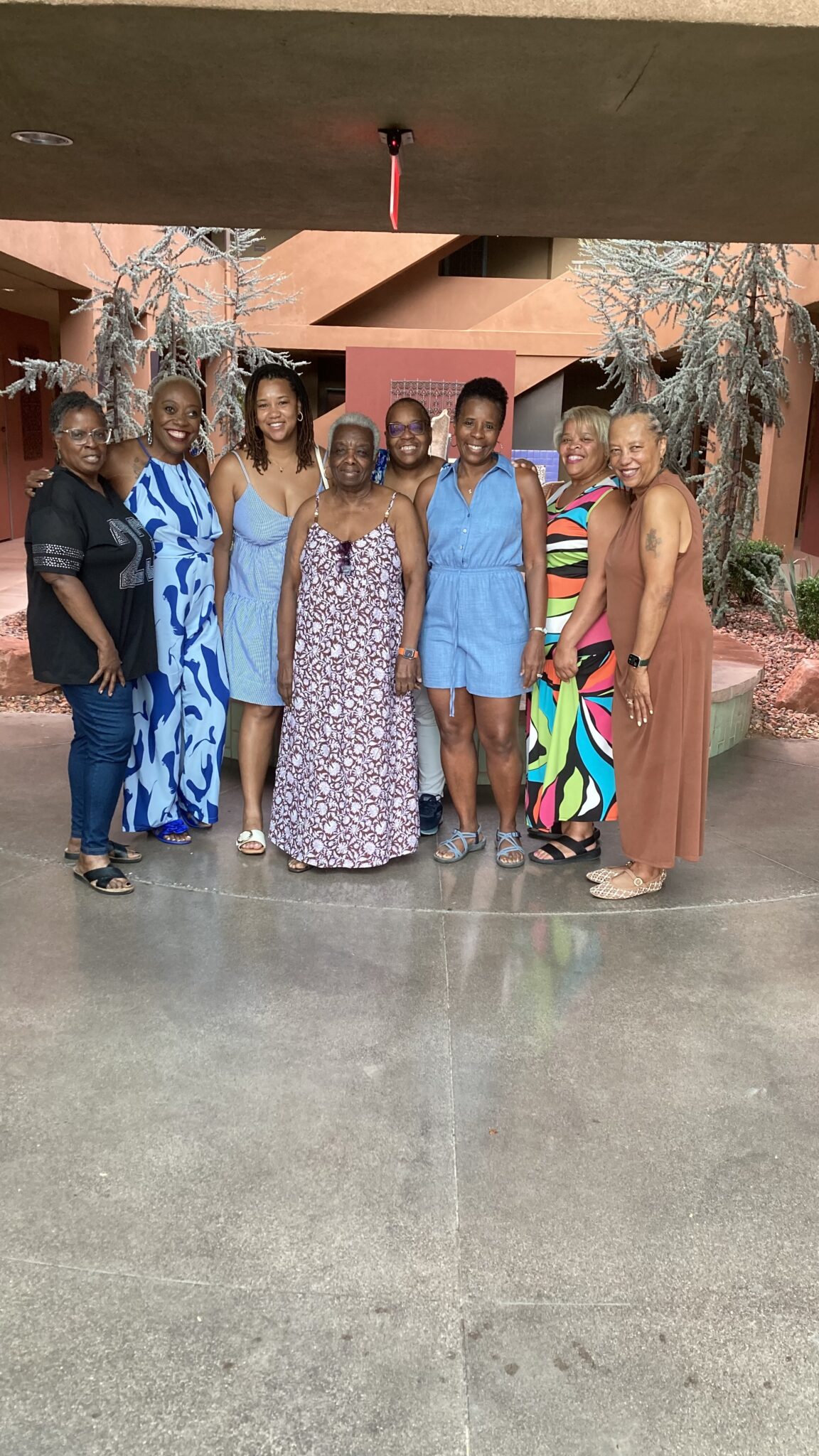 Final group portrait from the Sedona Arizona girls weekend retreat