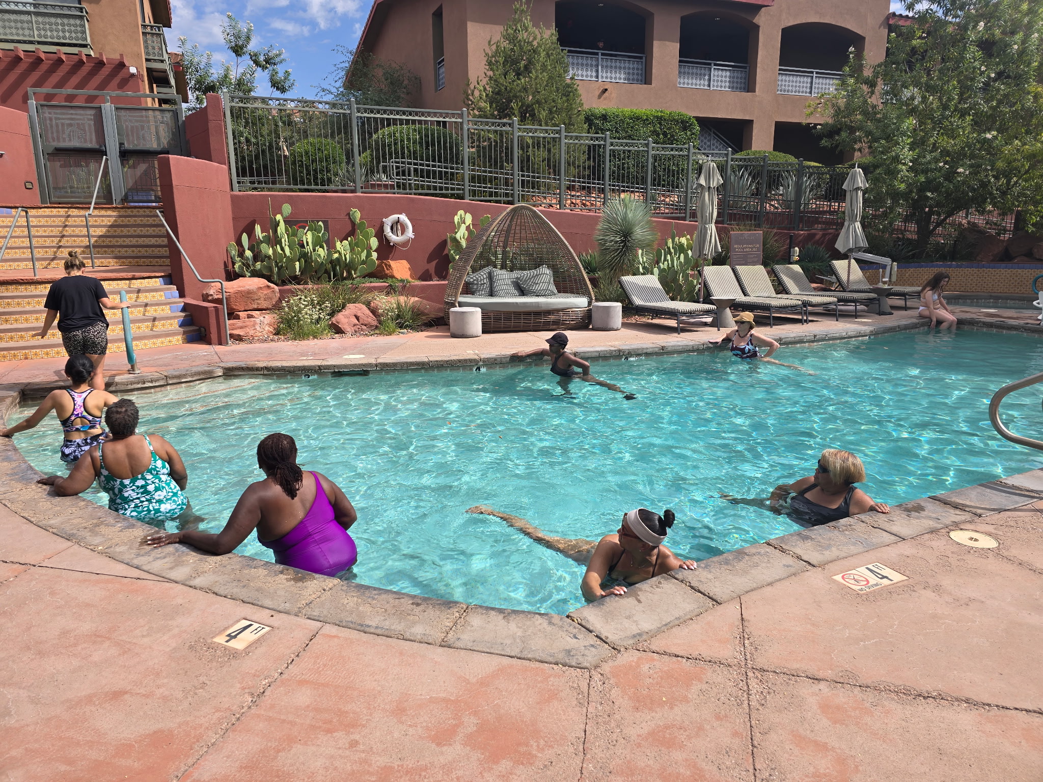 Poolside relaxation at The Wilde Resort and Spa